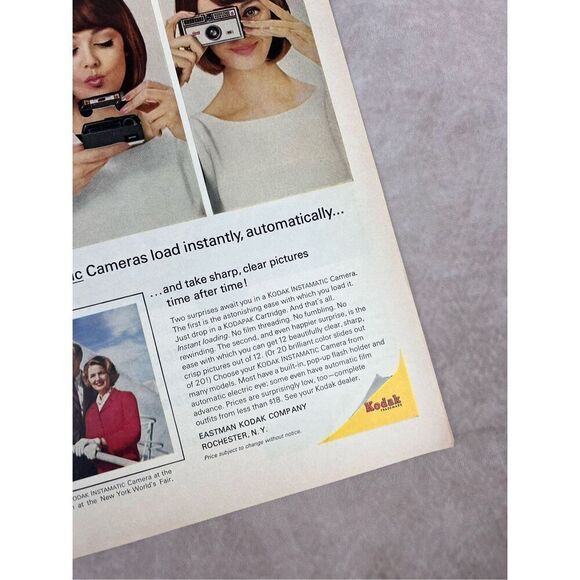 Vintage Print Advertisement Ad 1965 Kodak Print - Picture 3 of 6
